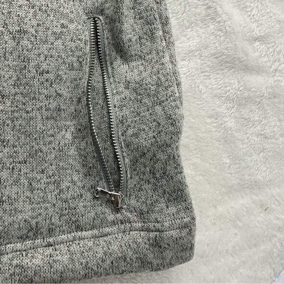 Old Navy Active Womens M Go Dry Athletic Jacket Heather Gray Asymmetrical Zipper - Picture 4 of 11